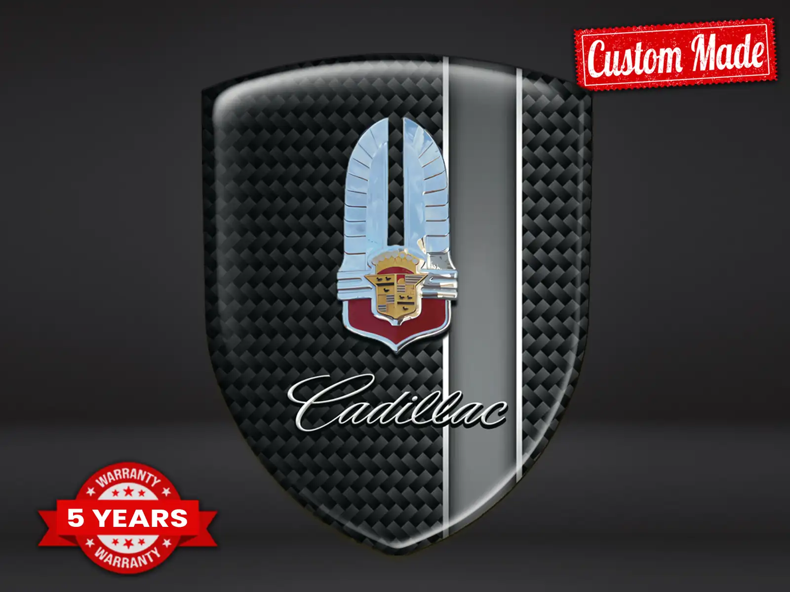 Cadillac Heckscheibenaufkleber Auto Sport Hochwertig Pro